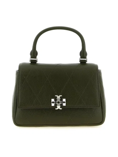 Tory Burch torebka crossbody skórzana Charlie brązowa