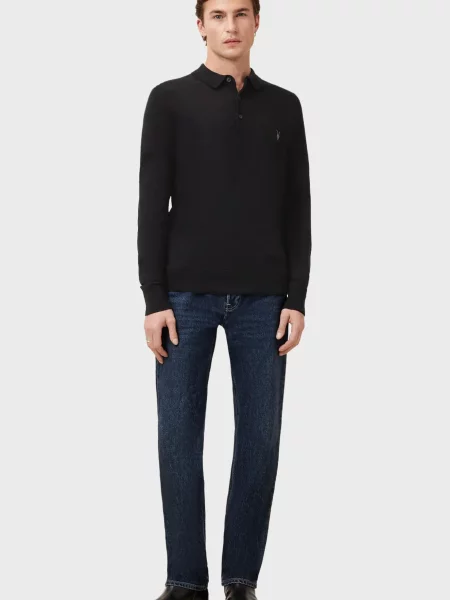Шерстяной свитер Allsaints черный
