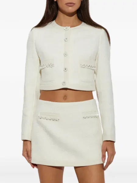 Decupat sacou Loveshackfancy din tweed