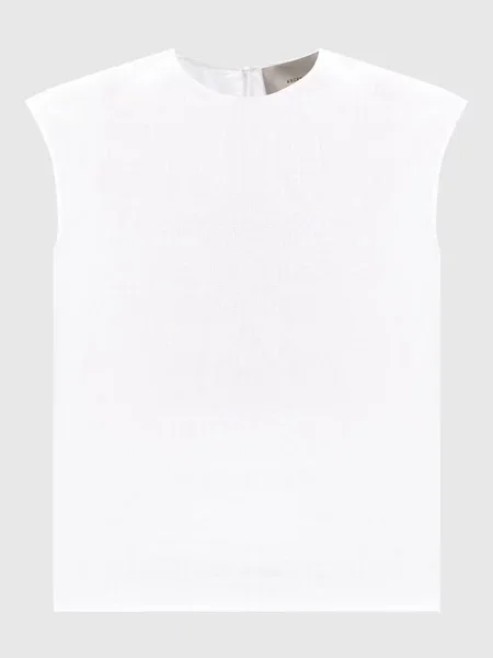 Топ Dasha з льону Asceno білий