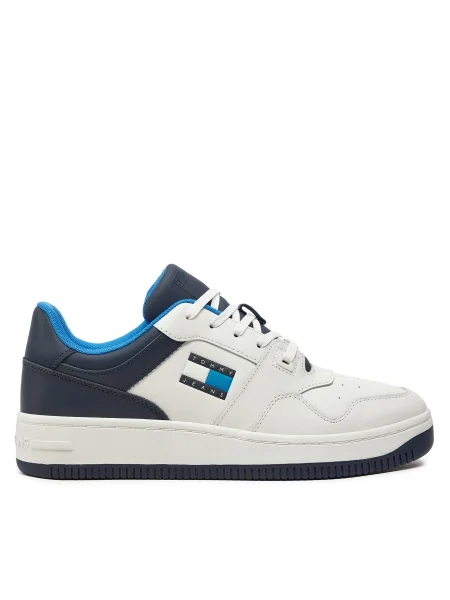 Маратонки Tommy Jeans TJM BASKET LEATHER бяло