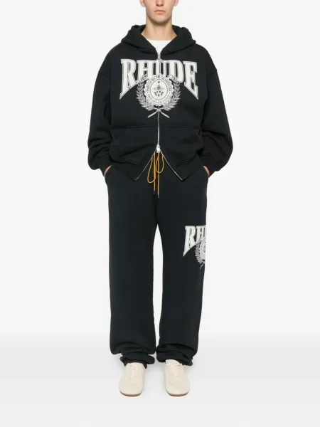 Pantaloni Rhude cu imagine negru