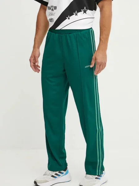 Спортен панталон adidas Originals с десен зелено
