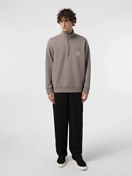 Кофта Armani Exchange бавовна/поліестер бежевий