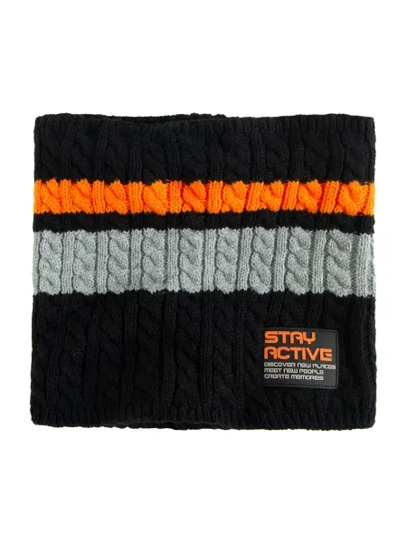 COOL CLUB by SMYK Fular SNOOD gri / portocaliu negru