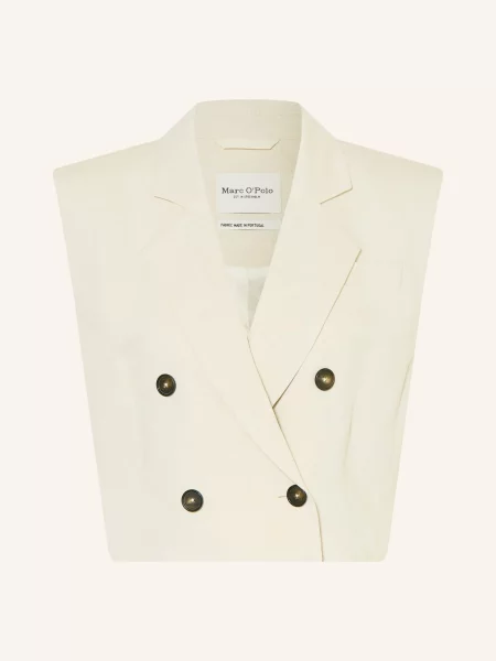 Marc O'Polo Kamizelka dwurzędowa z beżowa