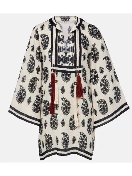 Rochie Johanna Ortiz de in cu imagine alb