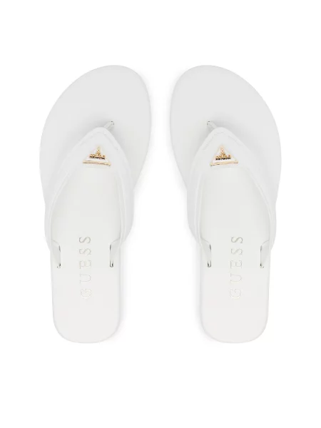 Papuci Guess alb