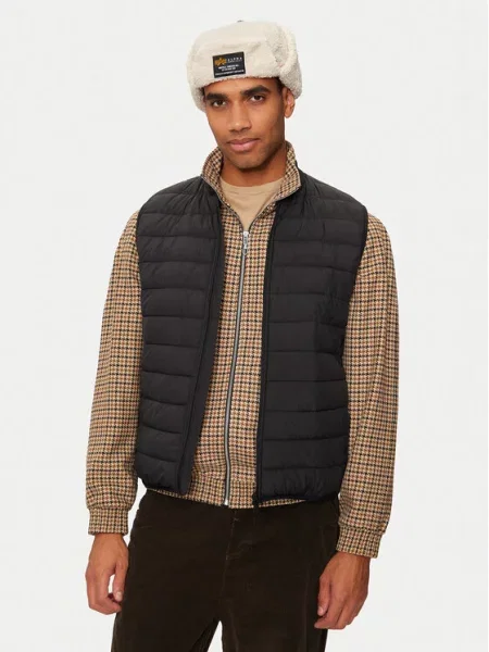 ALPHA INDUSTRIES Čepice oranžová / černá vlny bílá
