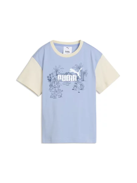 Dziecięca koszulka o luźnym kroju PUMA x DORA THE EXPLORER Graphic Akcesoria niebieski