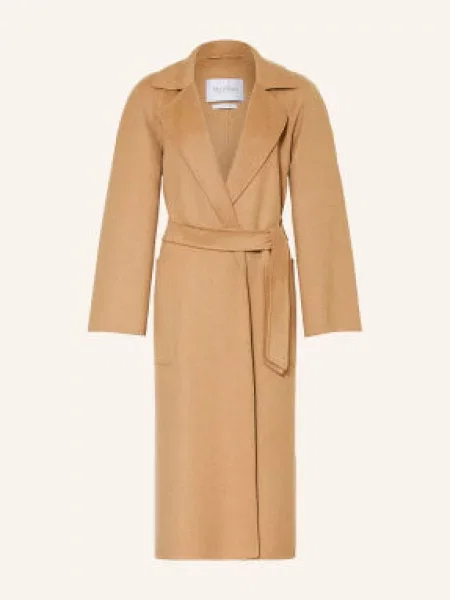Max Mara Kabát Z Velbloudí Srsti Ready velbloudí