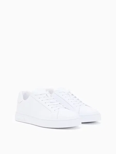 Кожаные кеды Armani Exchange белые
