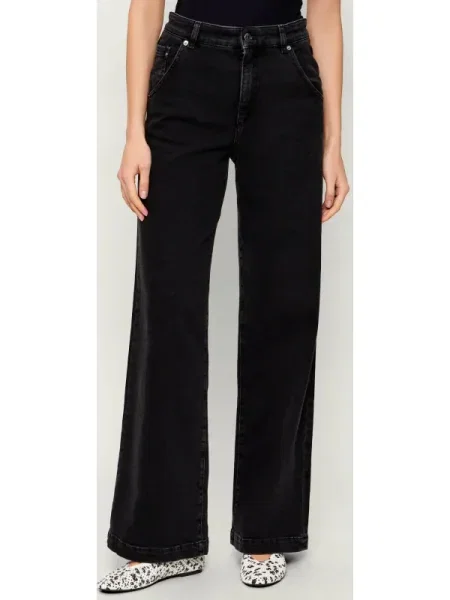 Marc Cain Blugi WARRI | flare fit negru