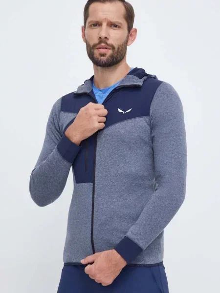 Bluza trekkingowa Salewa Puez 2 Dry Hood FZ navy granatowa