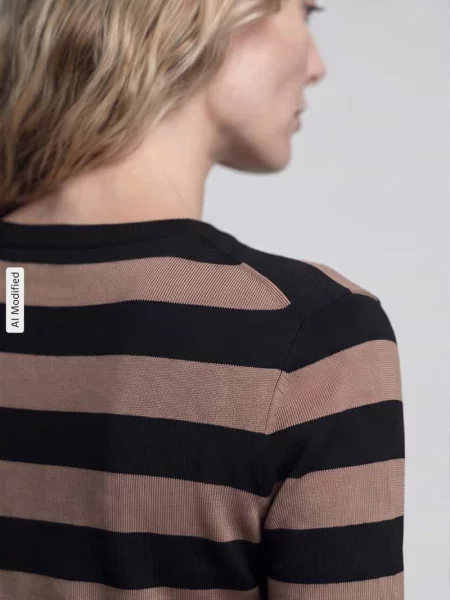 Sweter o kroju regular fit z mieszanki S.oliver Black Label beżowy