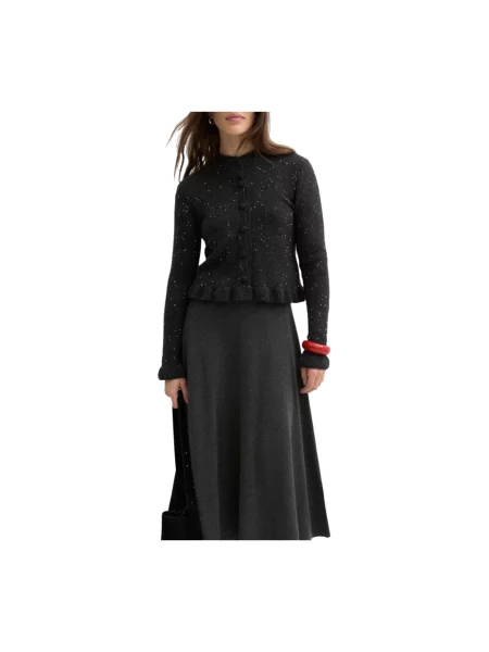 Kardigan Marella wełniany szary