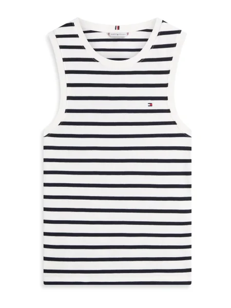 TOMMY HILFIGER Top CODY mornarska bela