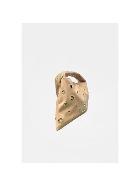 Torebka Marc Ellis z ćwiekami beżowa