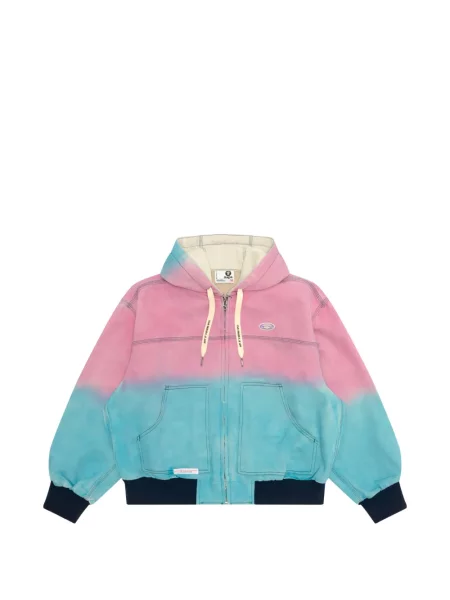 Kurtka Aape By A Bathing Ape z kapturem różowa