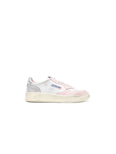 Sneakersy Autry skórzane retro białe