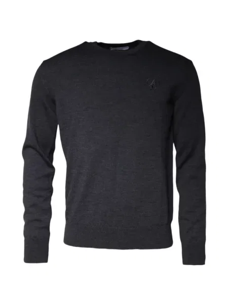 Pulover Dolce & Gabbana cu broderie gri