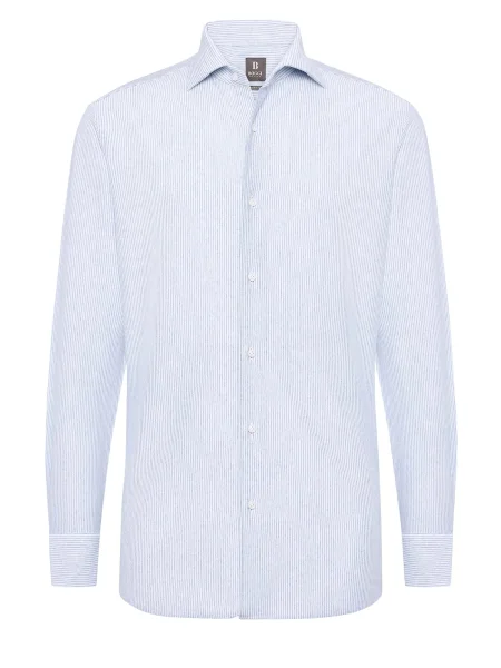 Boggi Milano Košeľa modrá biela