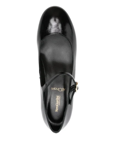 Pantofi cu toc Nero Giardini cu cataramă negru