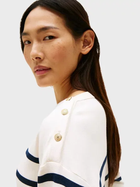 Смугастий светр Tommy Hilfiger білий