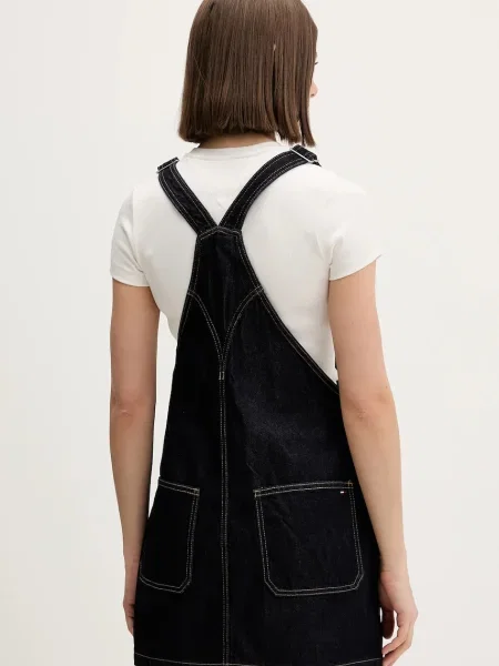 Šaty Tommy Jeans tmavomodrá mini