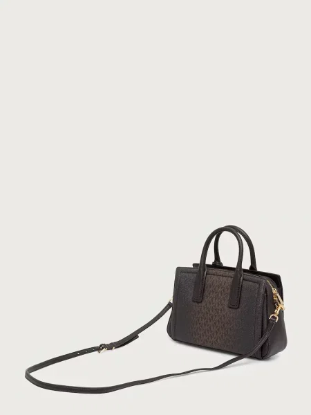 MICHAEL Michael Kors чанта crossbody дамска от имитация на кожа LAILA кафяво