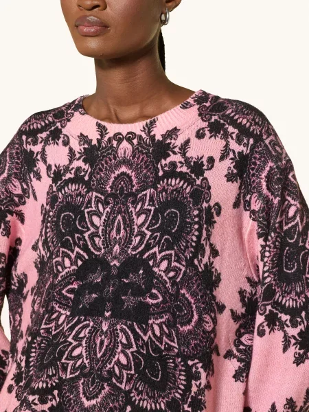Yippie Hippie Svetr růžová černá