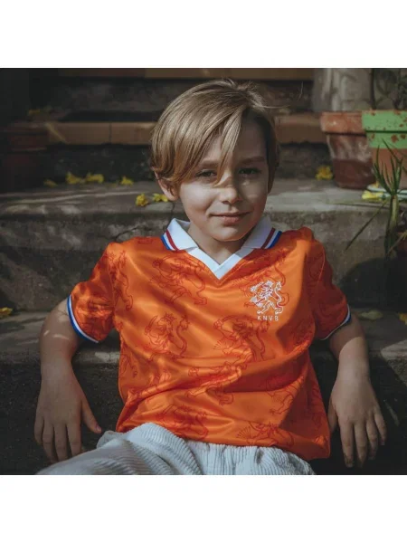 Holandia WK Dzieci Koszulka Piłkarska Retro – COPA Football pomarańczowa