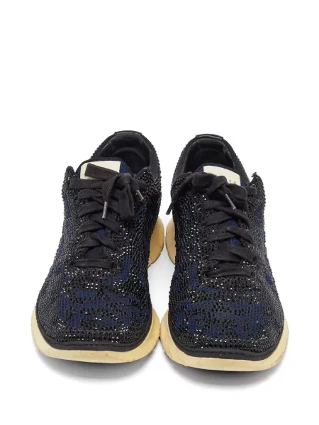 Sneakerși Le Silla tricotate negru