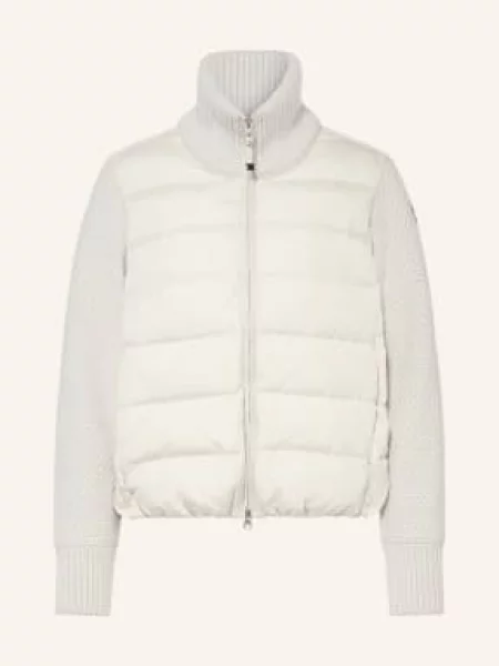 Parajumpers Péřová Bunda Mooonie Z Kombinace Materiálů krémová
