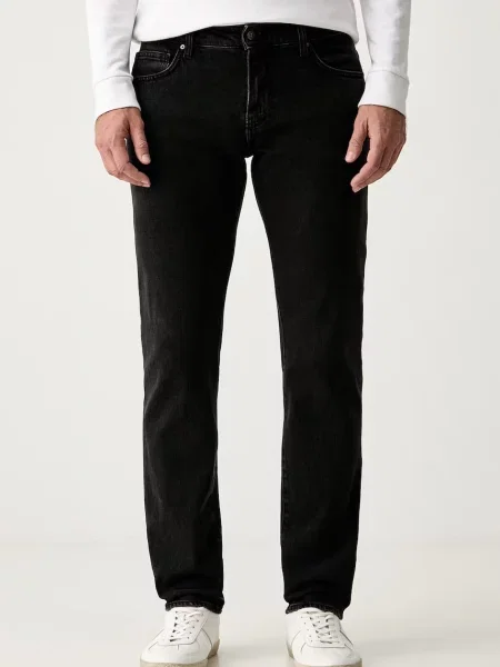 Armani Exchange blugi skinny pentru bărbați negru