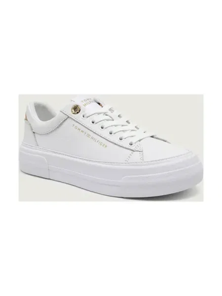 Tommy Hilfiger Sportcipők Th Foxing Platform Leather fehér