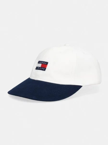 Tommy Jeans baseballová čepice bílá