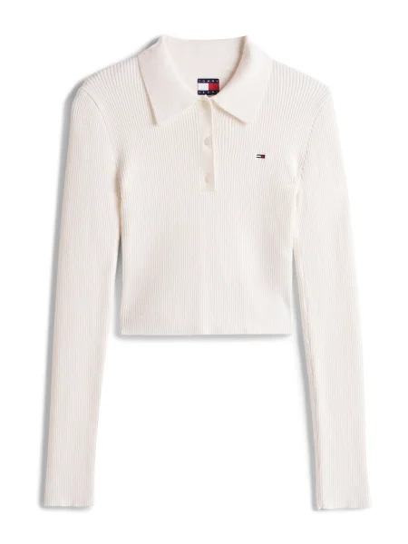 Tommy Jeans pulover light bej