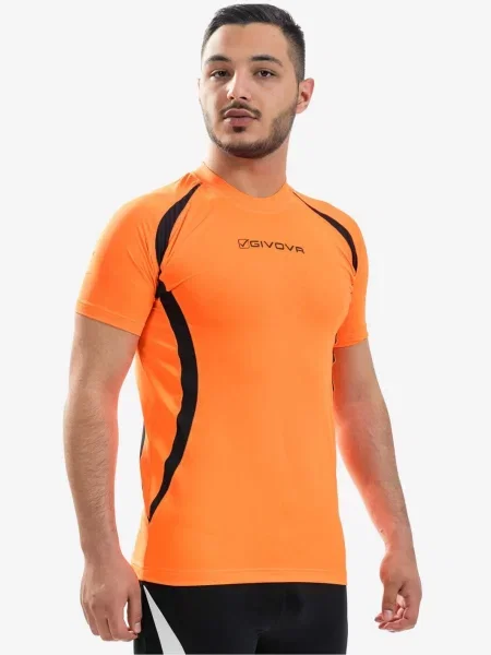GIVOVA koszulka sportowa do biegania ARANCIO L pomarańczowa