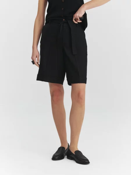 TATUUM Pantaloni cu dungă Zamaiki' negru