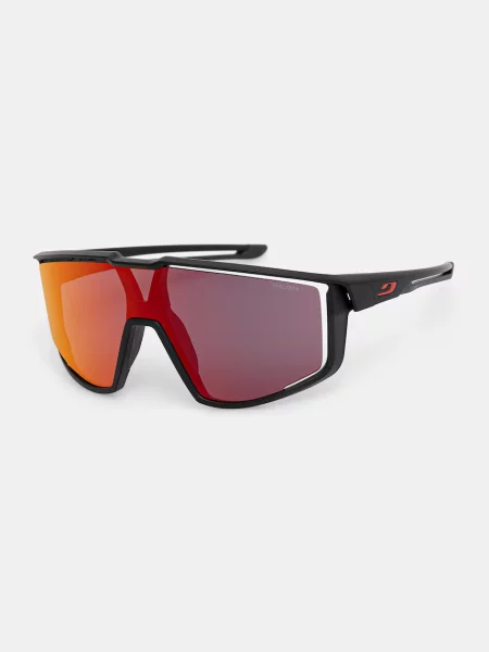 Okulary przeciwsłoneczne Julbo Fury Spectron matt black/red/multilayer red czarne