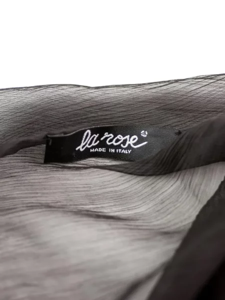 Κασκόλ La Rose μαύρο