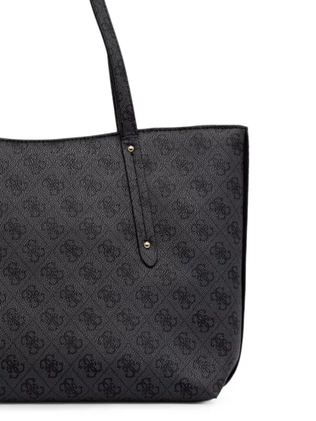 Geantă shopper Guess cu imagine gri