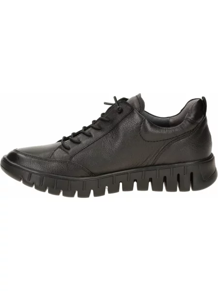 Sneakersy Waldläufer skórzane czarne