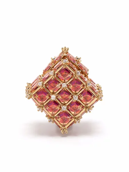 Cercei Swarovski auriu