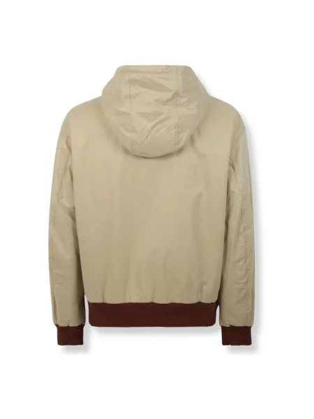 Bluza z kapturem Mm6 Maison Margiela z kapturem beżowa