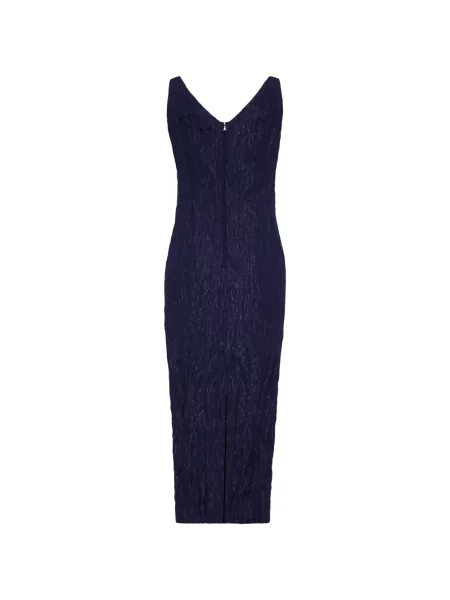 Rochie midi Adam Lippes albastru