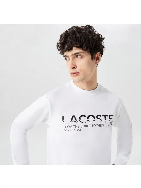 Толстовка Lacoste белая
