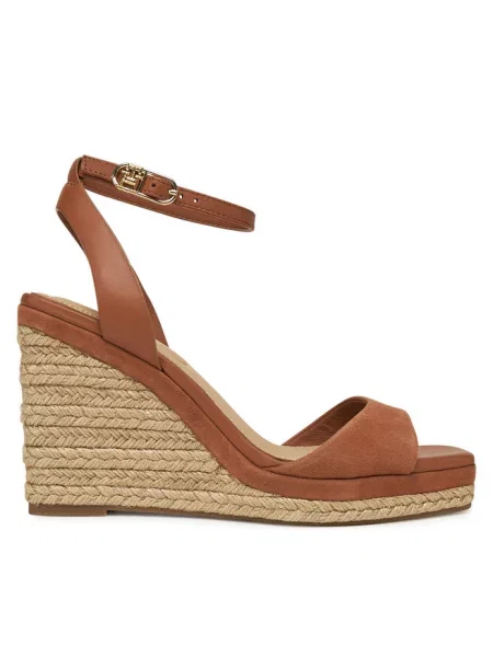 Espadryle Tommy Hilfiger brązowe