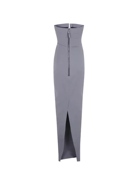 Rochie Rick Owens fără bretele gri